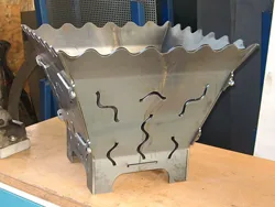 Feuerstelle, gekantet