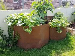 Kräutergarten aus Corten-Stahl